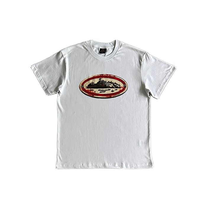 Corteiz Rust Alcatraz Blanc Tee Corteiz Rust Alcatraz Blanc Tee – Image 1