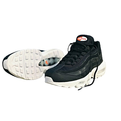 Nike Air Max 95 Corteiz Noir Blanc Orange Équipe Nike Air Max 95 Corteiz Noir Blanc Orange Équipe – Image 1