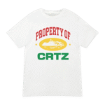 T Shirt Blanc Property of Crtz